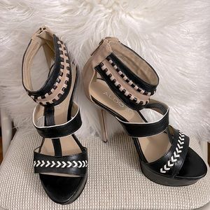 ALDO, Tribal print heels, size 38